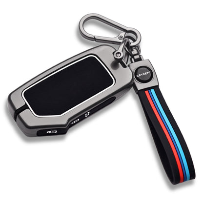 Kia Metal Alloy Key Cover with Keychain (Type  M2)
