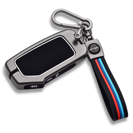 Kia Metal Alloy Key Cover with Keychain (Type  M2)