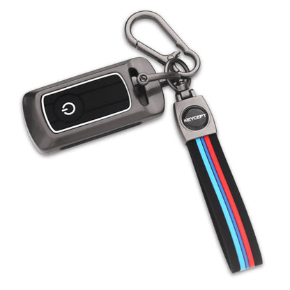 Keycept Metal Alloy Car Key Cover for Yamaha Aerox key with keychain (Type M2)
