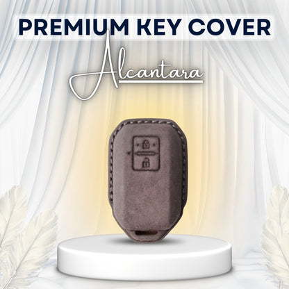 Suzuki Alcantara Crest Car Key Cover with Keychain (Type K10)
