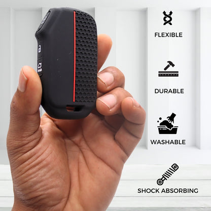 Kia Silicone key cover with keychain (Type K1)