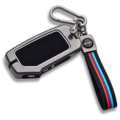 Kia Metal Alloy Key Cover with Keychain (Type  M2)