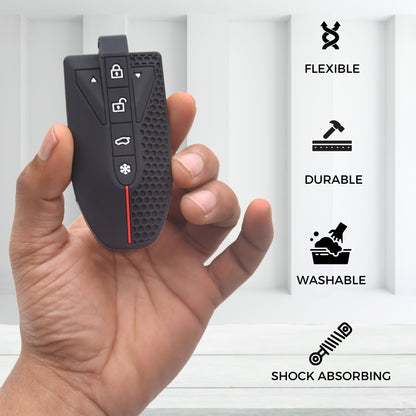 Mahindra Silicone key cover with keychain .
