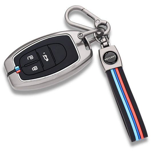 MG Metal Alloy Key Cover with Keychain (Type M2)