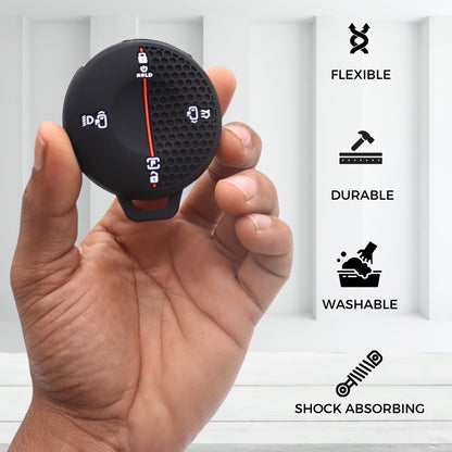 Tata Silicone key cover with keychain (Type K1)
