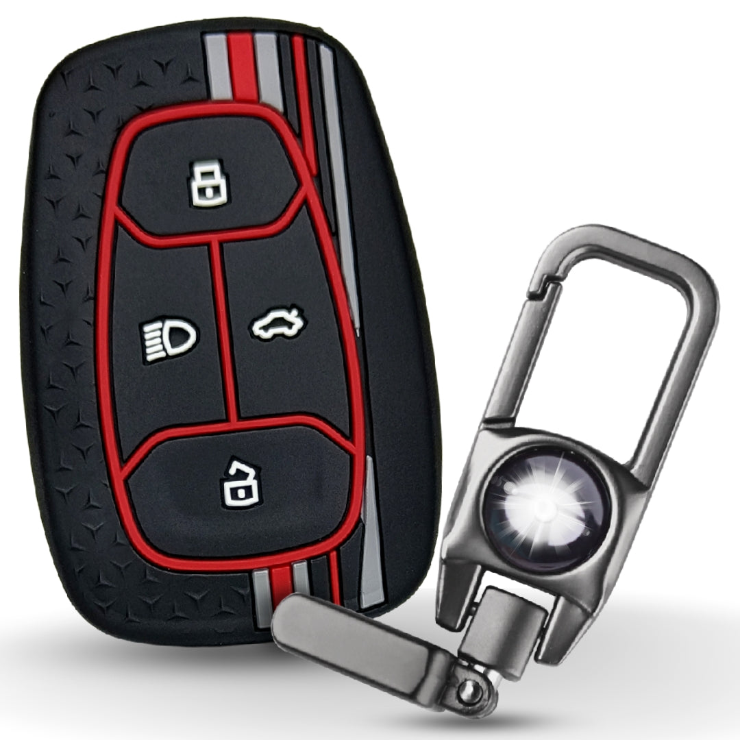 Car Key Cover for Tata 4 Button Smart Key for Nexon | Harrier | Safari ...