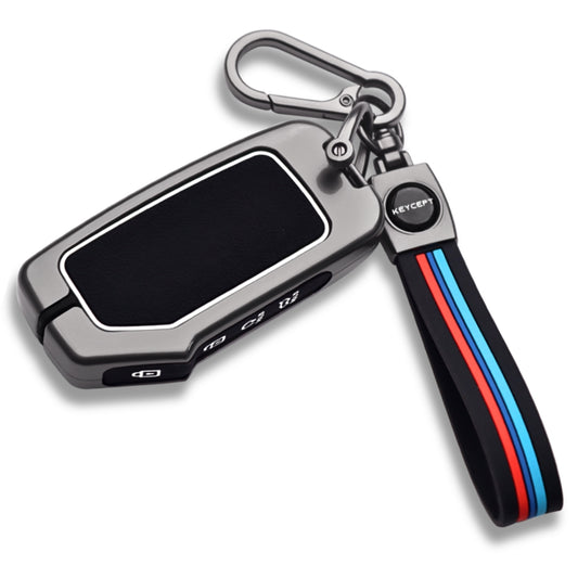 Kia Metal Alloy Key Cover with Keychain (Type M2)