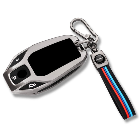 BMW Metal Alloy Key Cover with Keychain (Type M2).