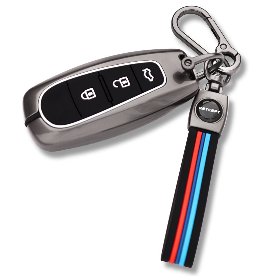 Suzuki Metal Alloy Key Cover with keychain (Type M2)