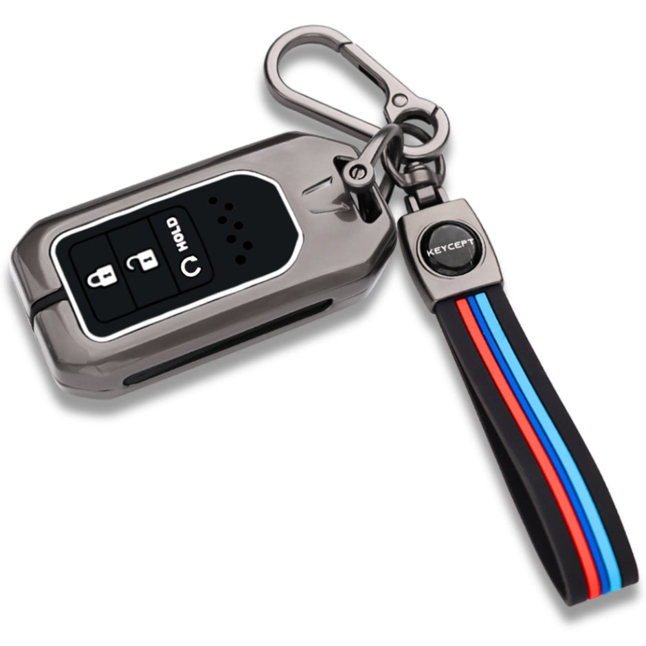 Car Key Cover for Honda 3 Button Smart Key Hold down – Keycept