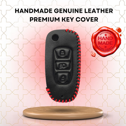 Tata Classic Leather Key Cover with keychain K2