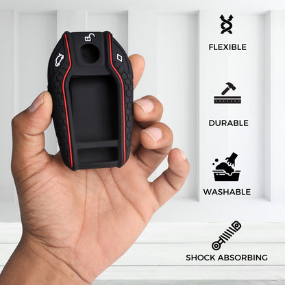 BMW Silicone Key Cover with Keychain (Type K1)