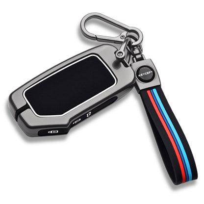 Kia Metal Alloy Key Cover with Keychain (Type  M2)