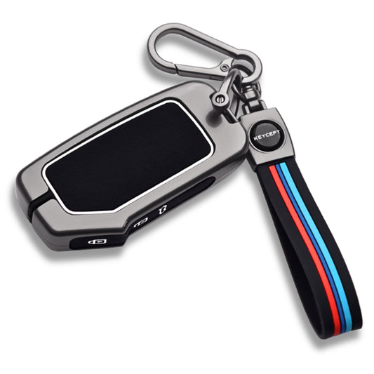 Kia Metal Alloy Key Cover with Keychain (Type  M2)