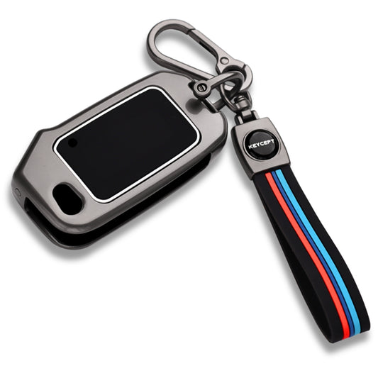 Kia Metal Key Cover with Keychain (Type M2).