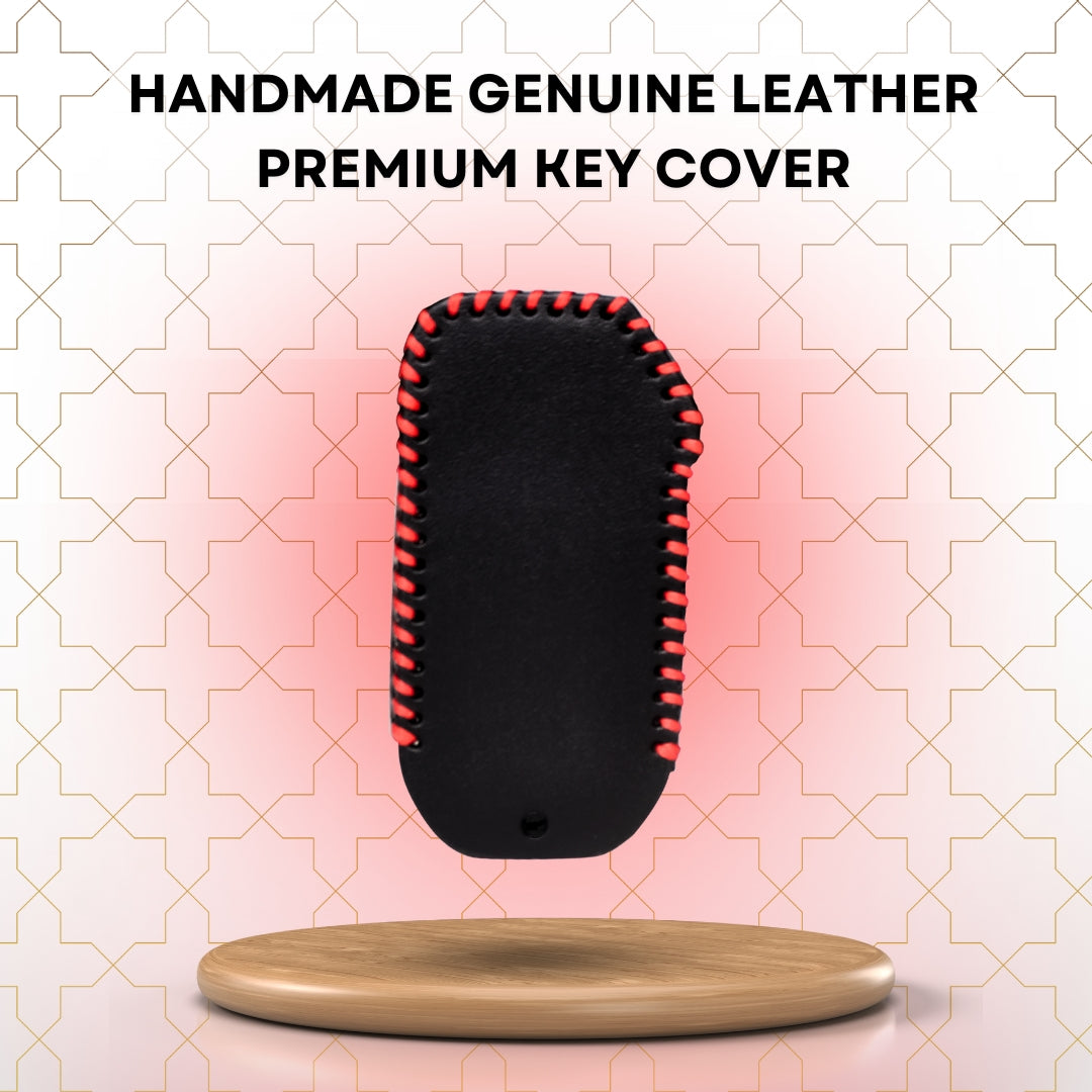 Kia Classic Leather Key Cover with Keychain K3