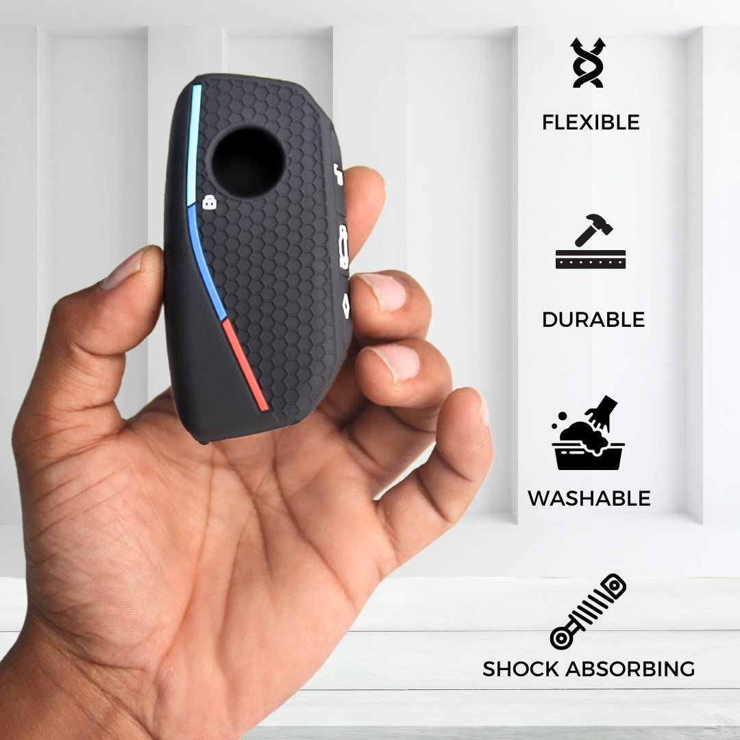 BMW Silicone Key Cover with Keychain (Type K2)