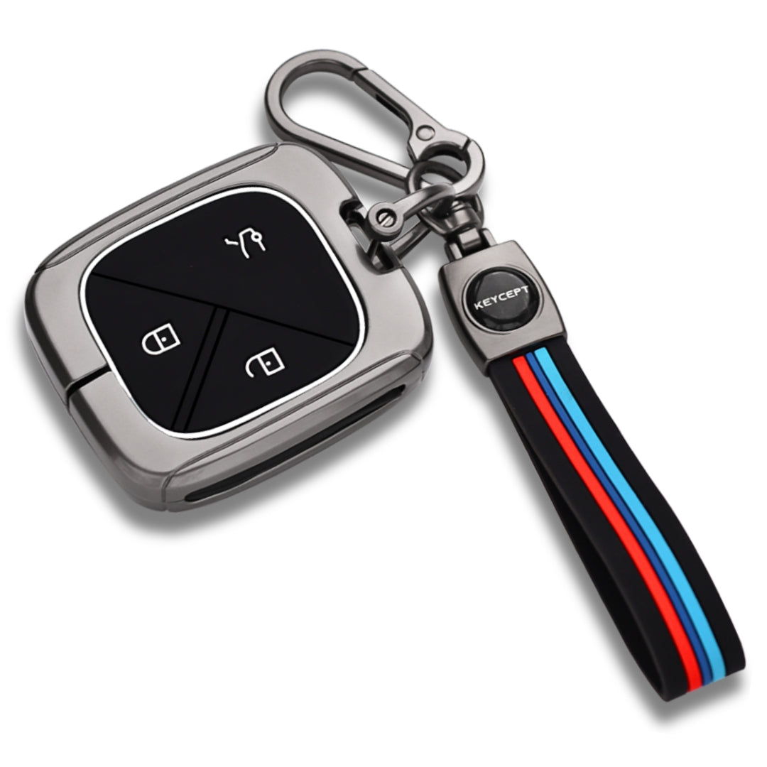 Metal Alloy Key Cover with Keychain (Type M2)