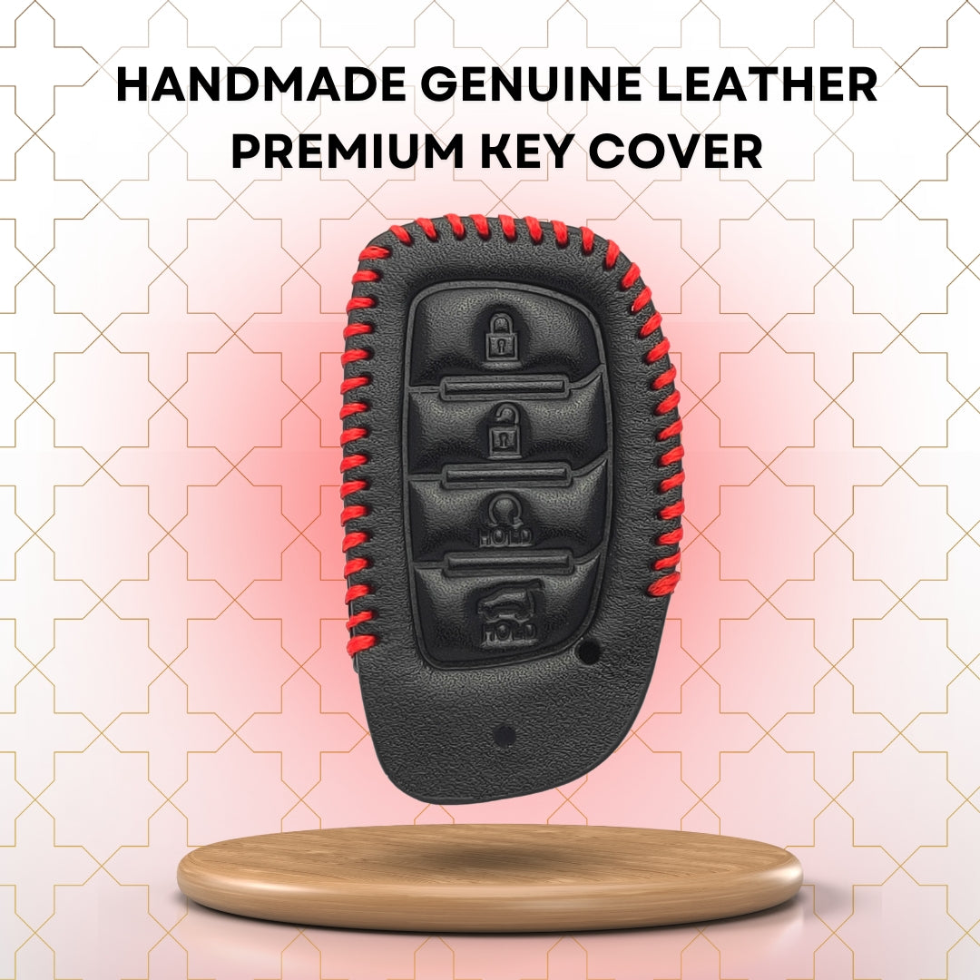 keycept leather key cover alcazar creta tucson 4 button smart shell case
