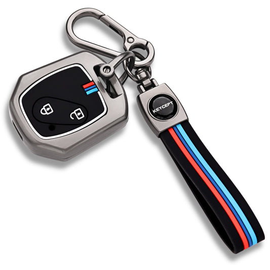 Honda Metal Alloy Key Cover with keychain (Type M2).
