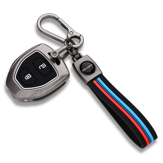 Toyota Metal Alloy Key Cover with Keychain (Type M2).