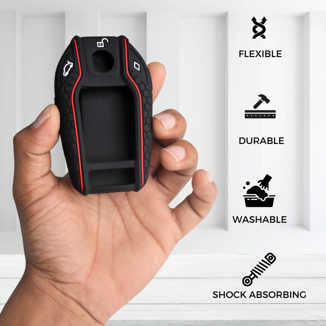 BMW Silicone Key Cover with Keychain (Type K2)