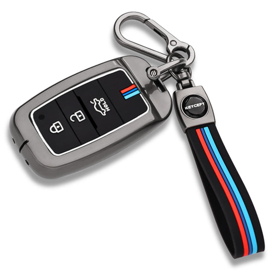 Kia Metal Alloy Key Cover with keychain (Type M2)