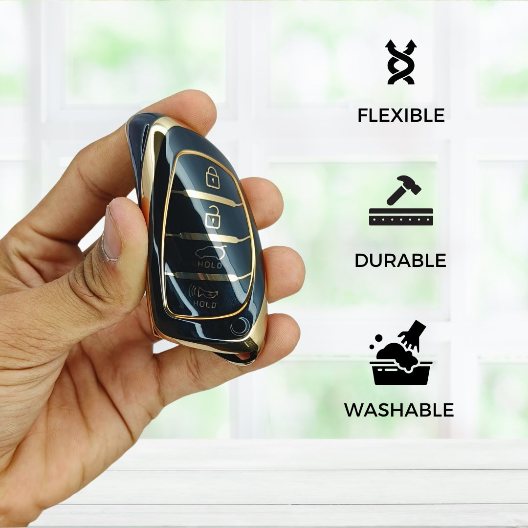 elantra 4b smart tpu black keycover case accessories