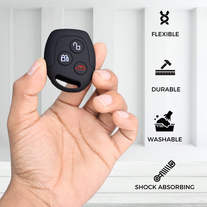 Ford Silicone Key Cover with Keychain (Type K2)