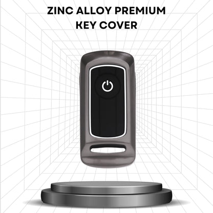 Keycept Metal Alloy Car Key Cover for Yamaha Aerox key with keychain (Type M2)