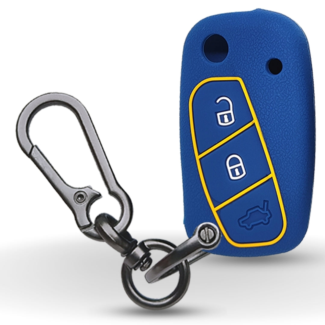 Silicone Key Cover with Keychain.(Type 1)