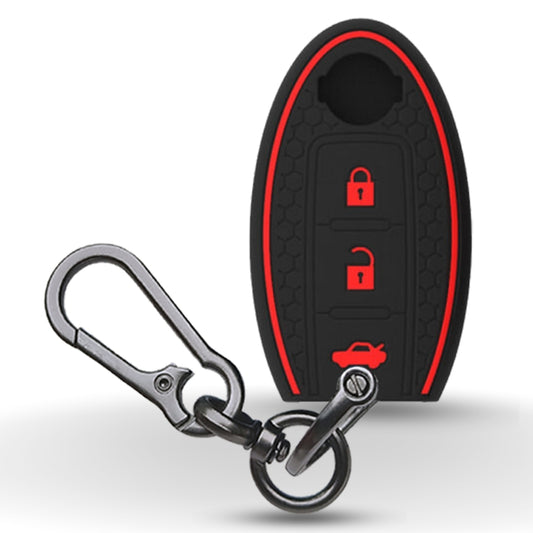 Nissan Silicone Key Cover with Keychain