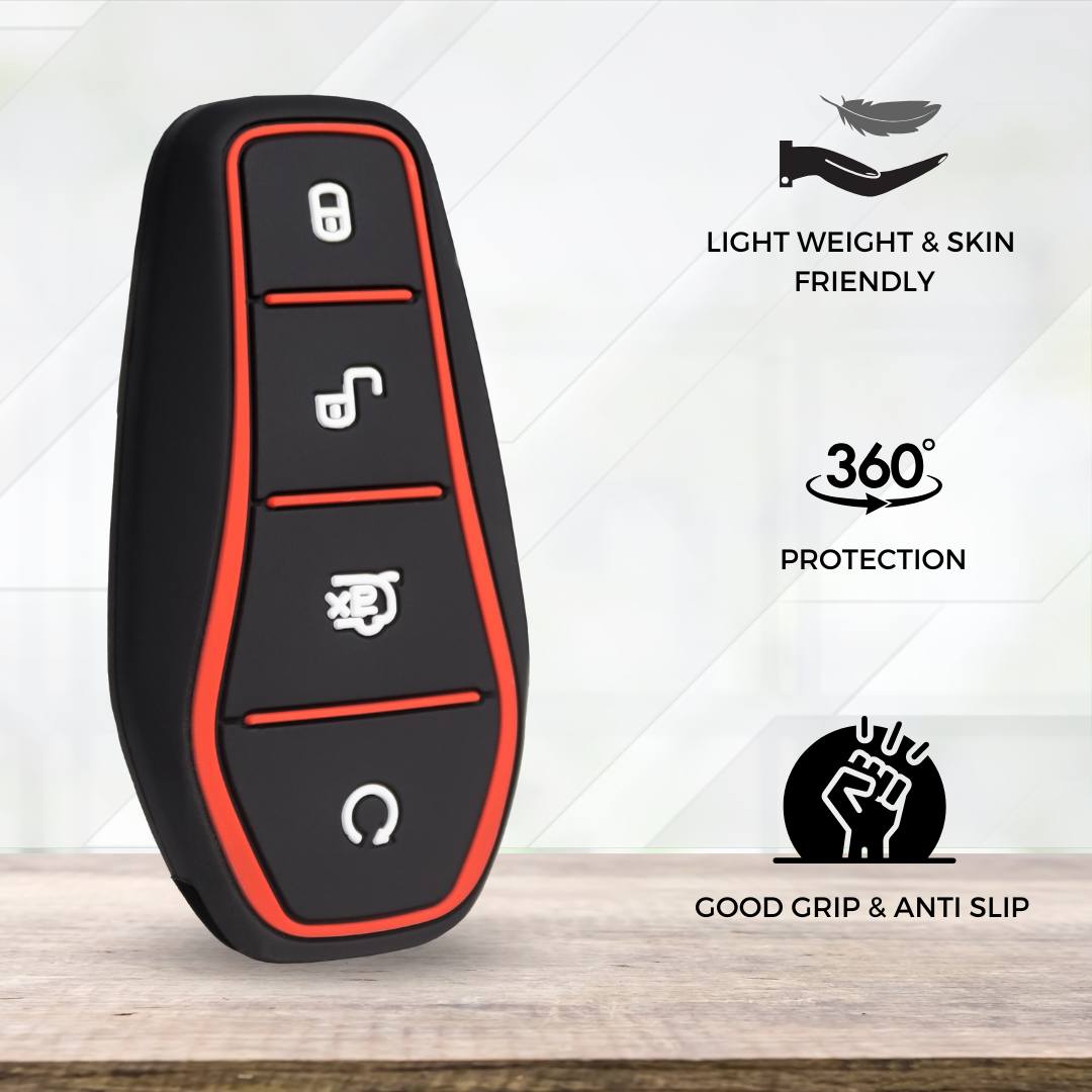 BYD Silicone Key Cover with Keychain (Type K1)
