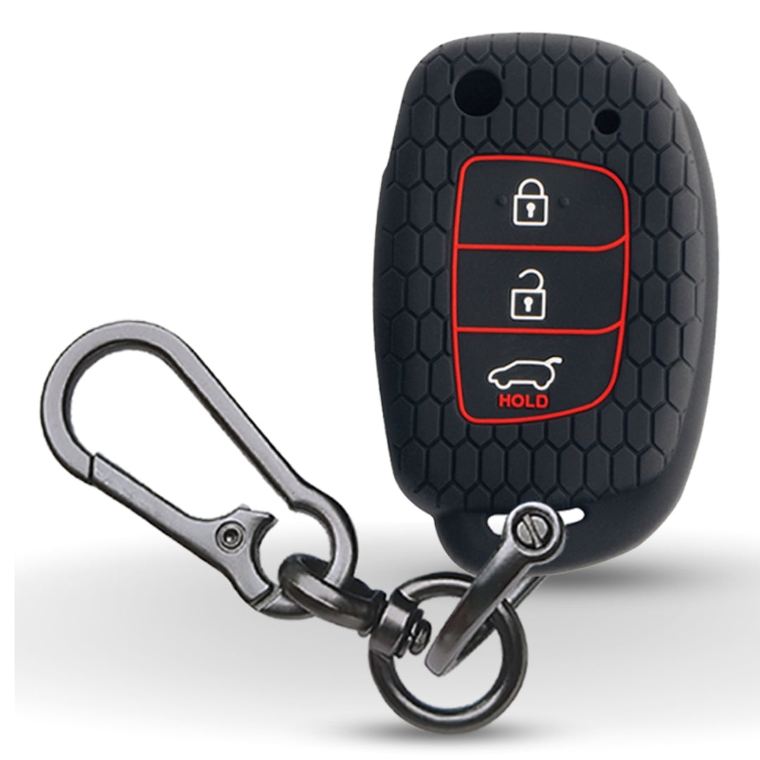 Hyundai Silicone Key Cover with Keychain