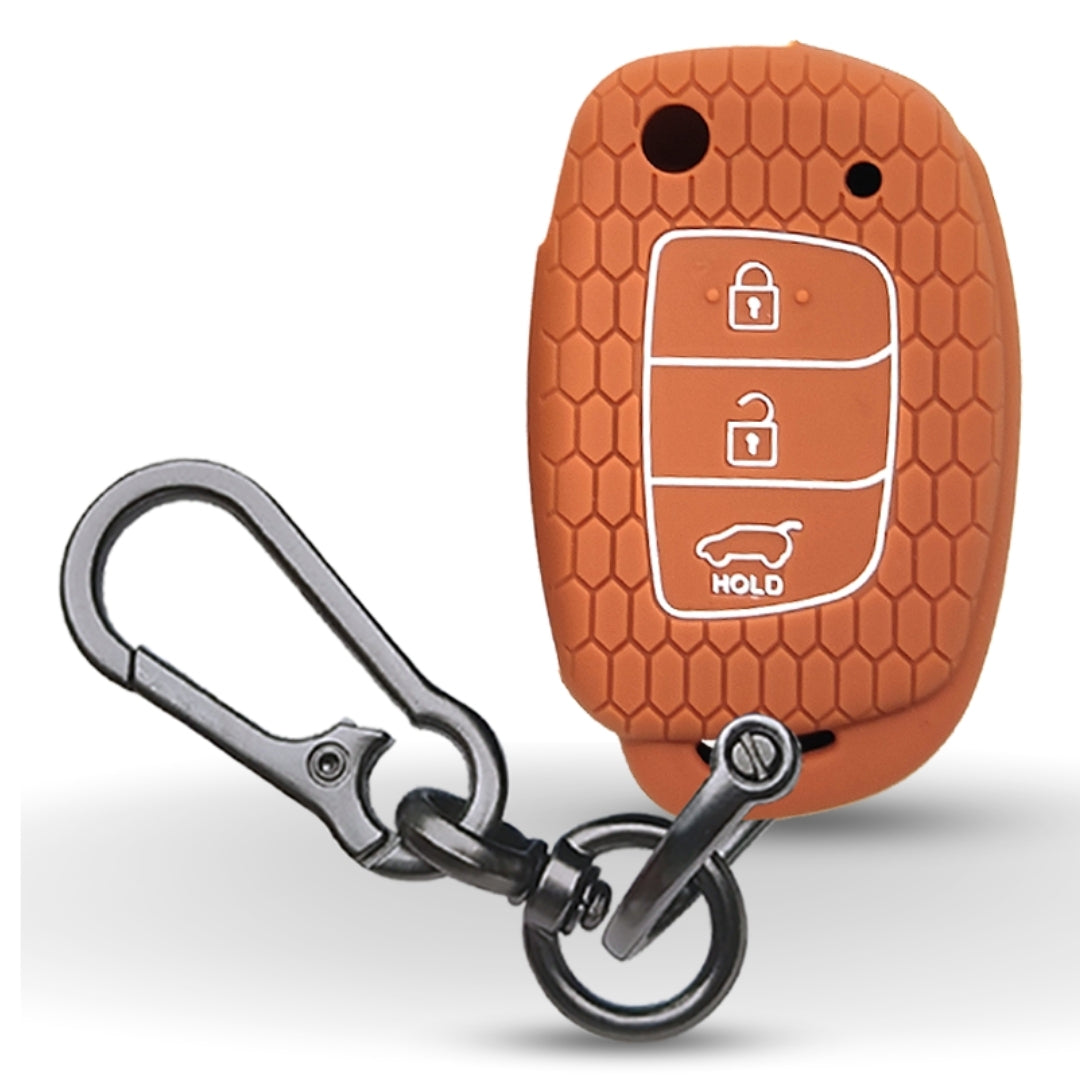 Hyundai Silicone Key Cover with Keychain