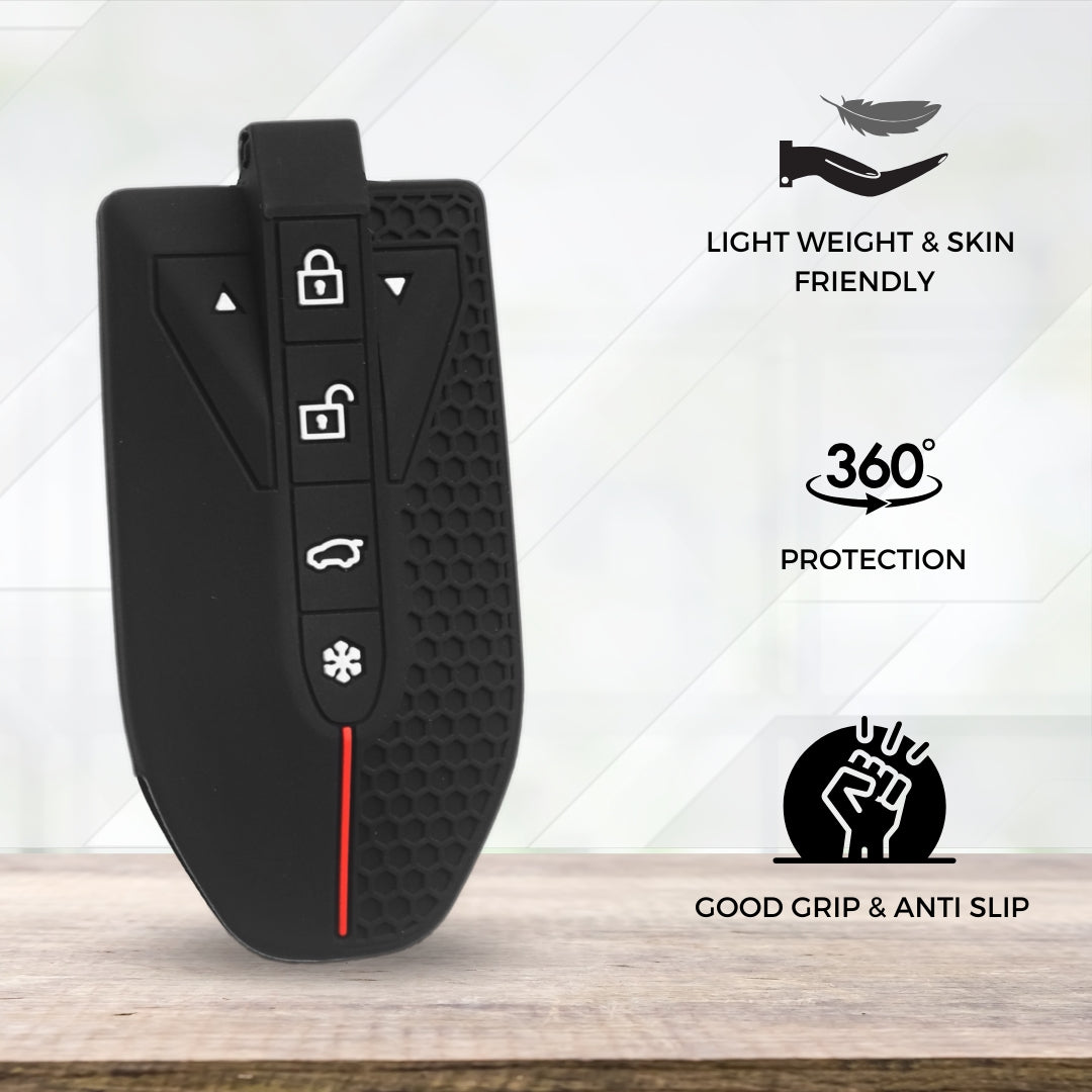 Mahindra Silicone key cover with keychain .