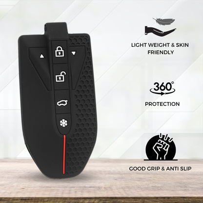 Mahindra Silicone key cover with keychain .