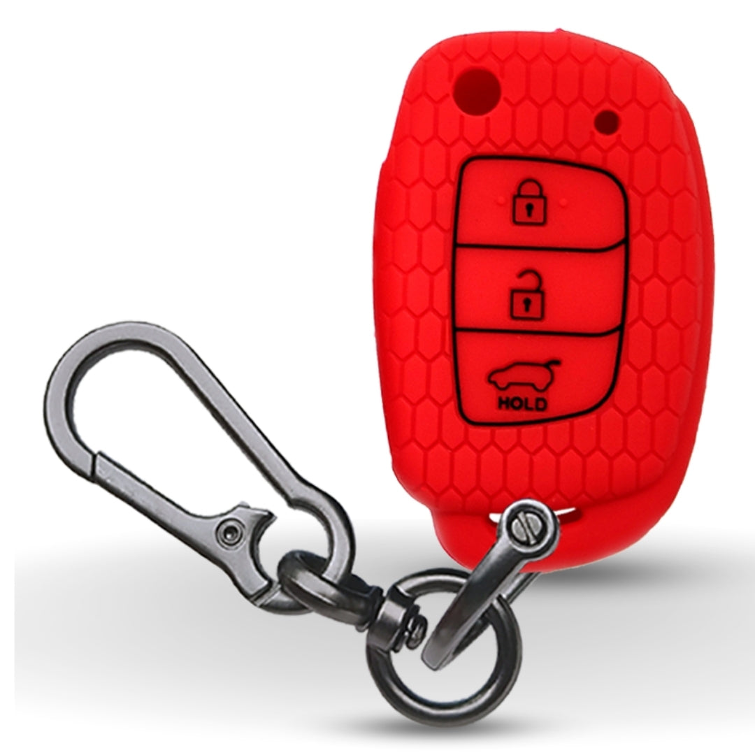 Hyundai Silicone Key Cover with Keychain