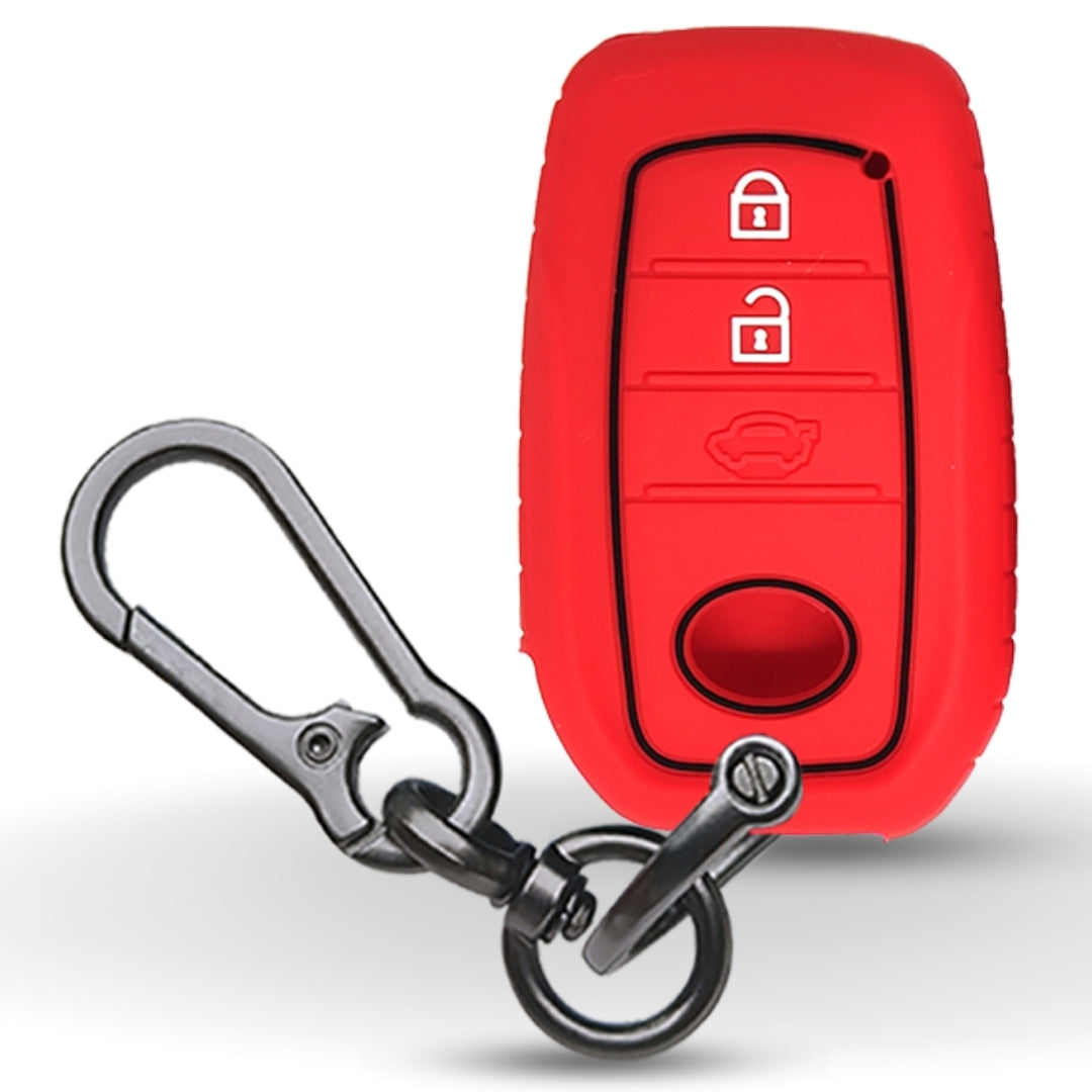 Toyota Silicone Key Cover with Keychain