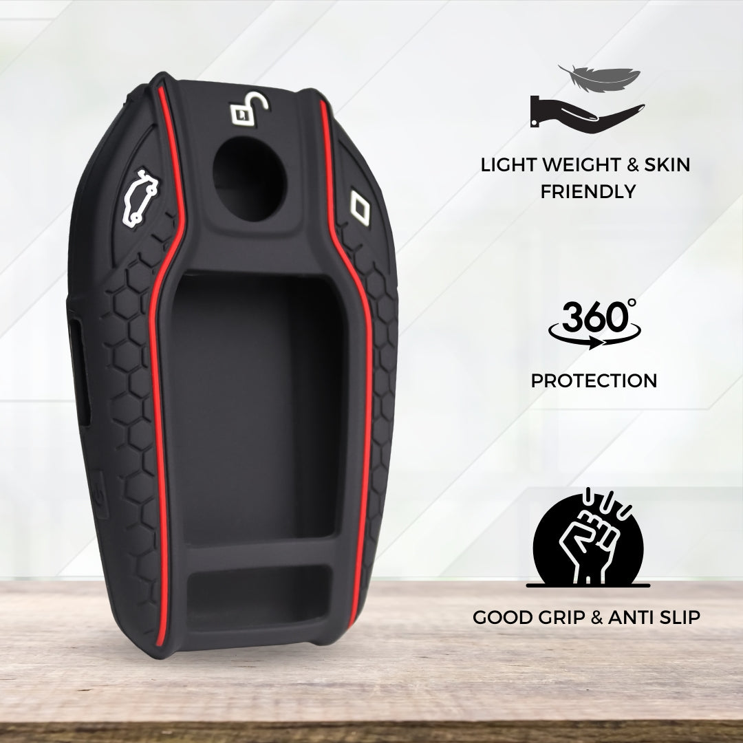 BMW Silicone Key Cover with Keychain (Type K1)