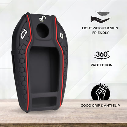 BMW Silicone Key Cover with Keychain (Type K1)