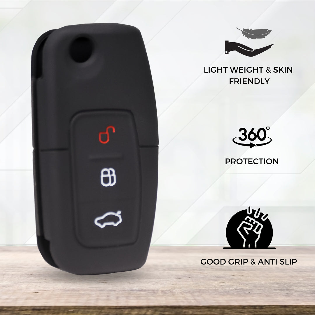 Ford Silicone Key Cover with Keychain