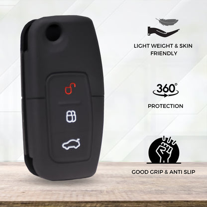 Ford Silicone Key Cover with Keychain