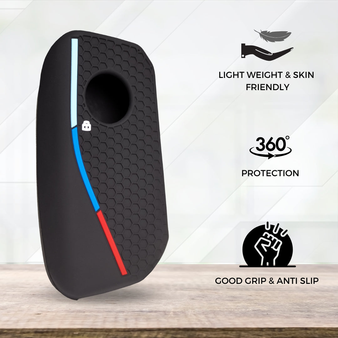 BMW Silicone Key Cover with Keychain (Type K2)