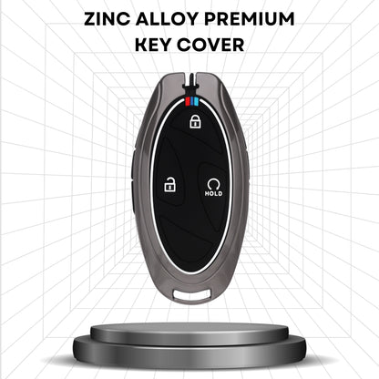 Hyundai Metal Alloy Key Cover with keychain (Type M2)