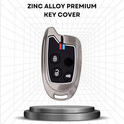 Suzuki Metal Alloy Key Cover with Keychain (Type M2).