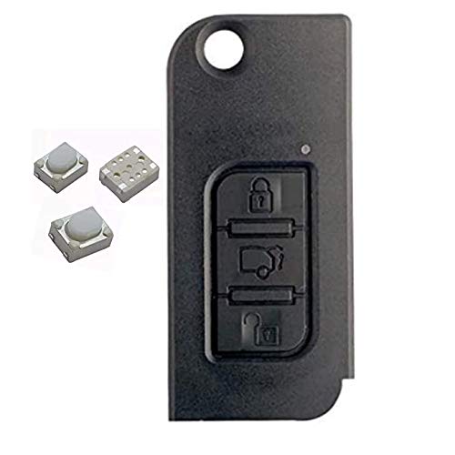 Mahindra XUV 500 Key Shell/Pad/Case (XUV Pad and Button with Cover)
