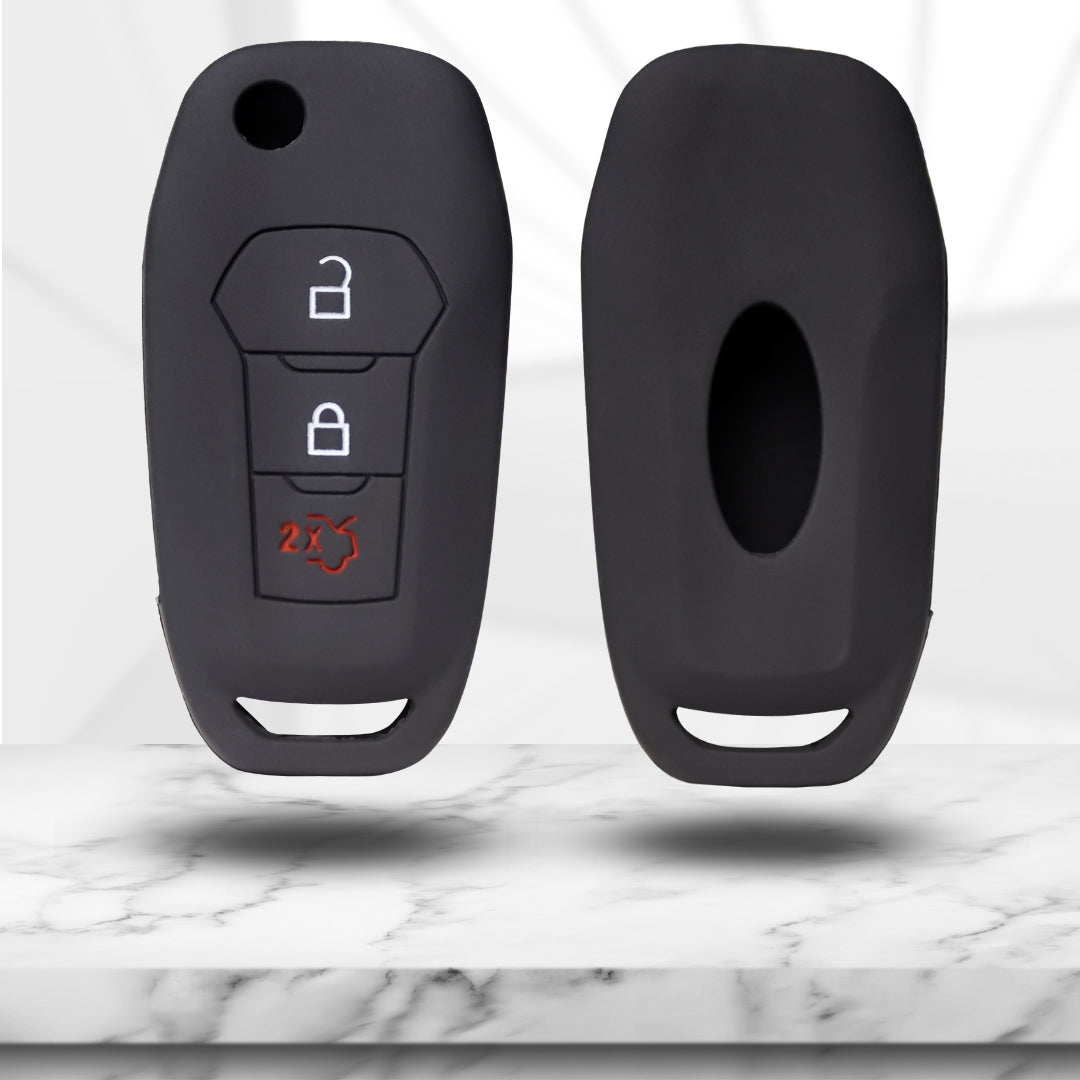 Ford Silicone Key Cover with Keychain (Type K2)