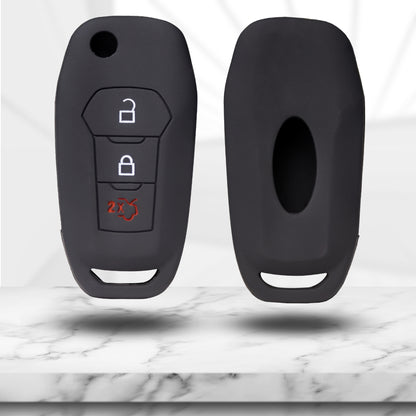 Ford Silicone Key Cover with Keychain (Type K2)
