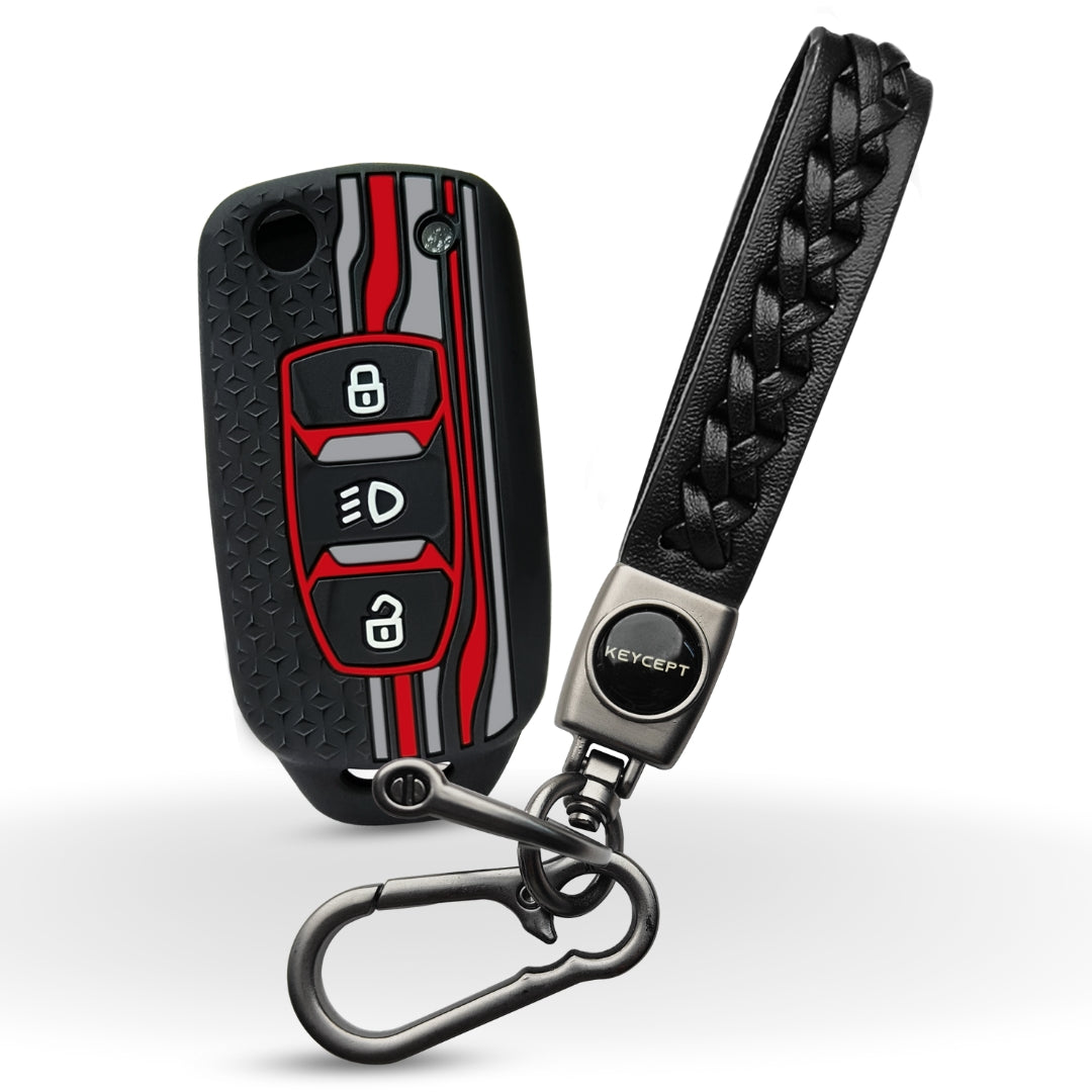 Tata TriStar Silicone Key Cover with Keychain